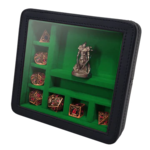 Forged Forged Character Shrine RPG Dice and Miniature Traveling Display Case Green