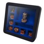 Forged Forged Character Shrine RPG Dice and Miniature Traveling Display Case Blue