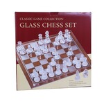 John Hansen Chess Set 14 in Glass Board and Pieces
