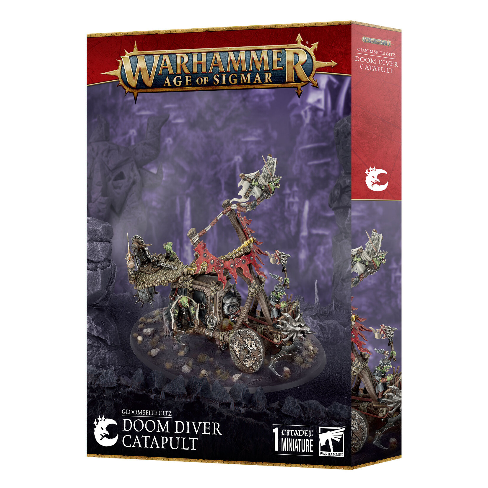 Games Workshop Warhammer Age of Sigmar Destruction Gloomspite Gitz Doom Diver Catapult
