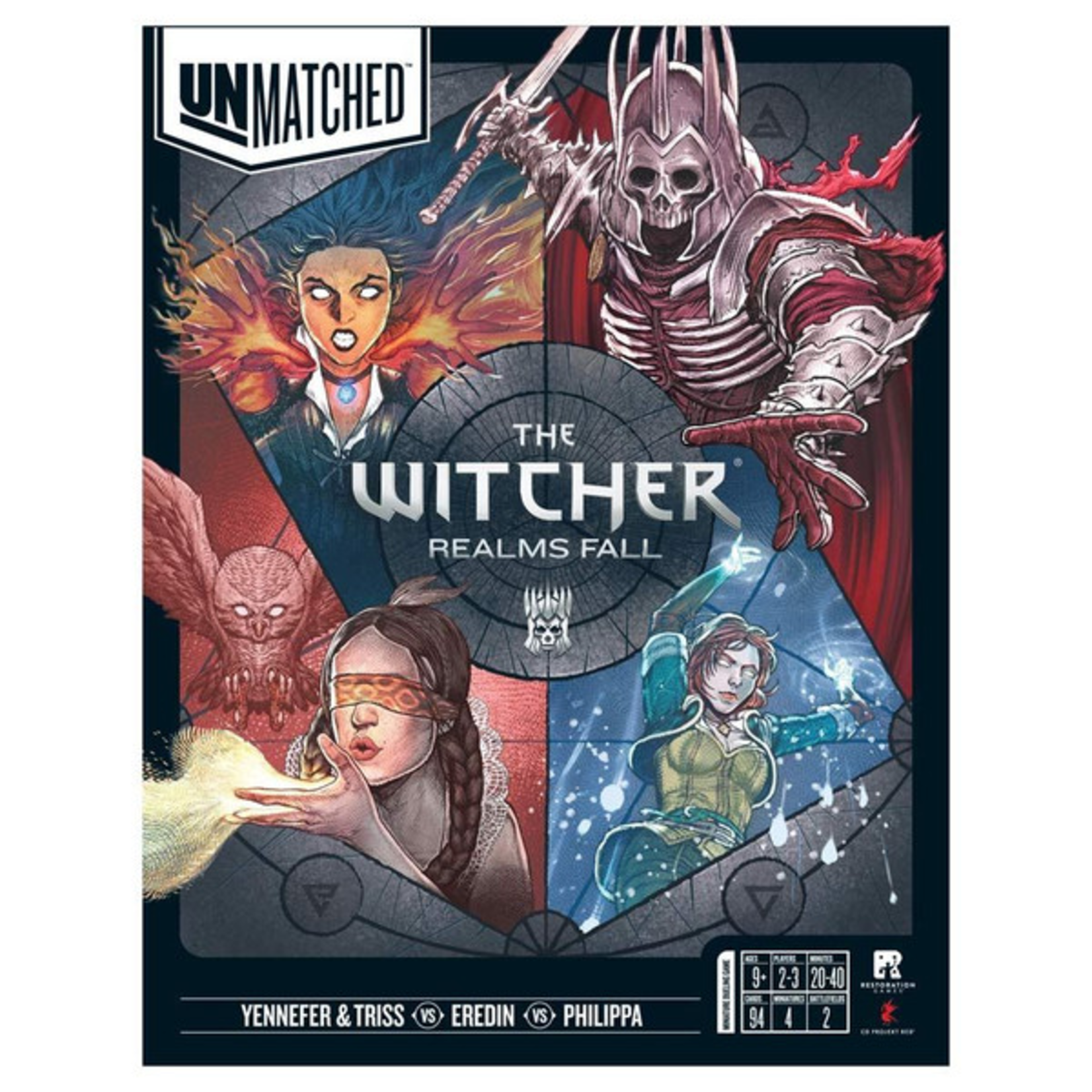 Restoration Games Unmatched Witcher Realms Fall