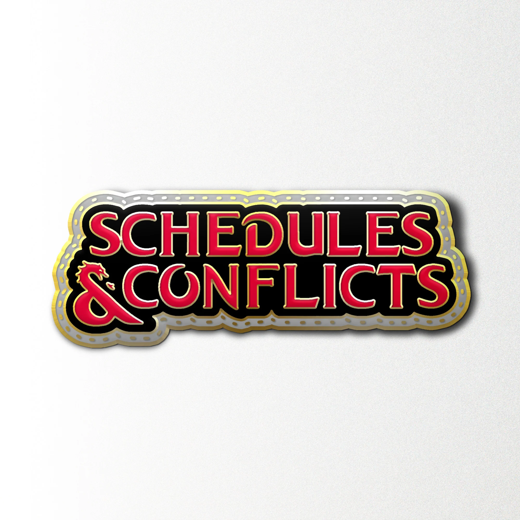 Norse Foundry Schedules and Conflicts Enamel Pin