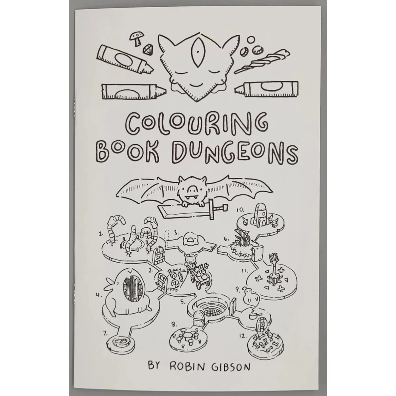 Exalted Funeral Press Colouring Book Dungeons