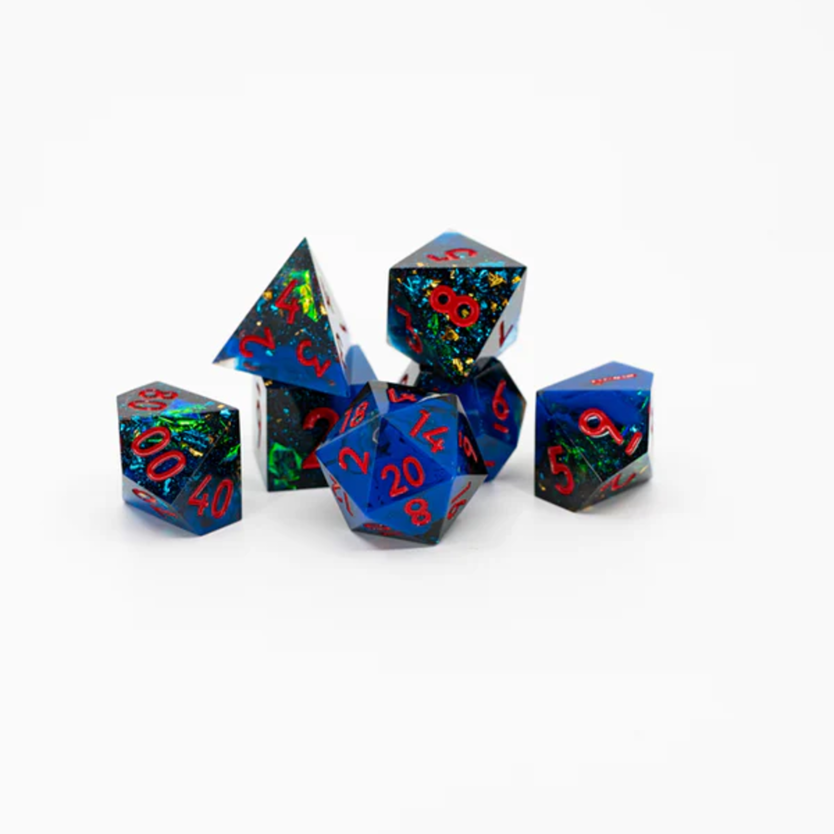 Ember Glow Ember Glow Sharp Edge Magic Phone Box Polyhedral 7 die set