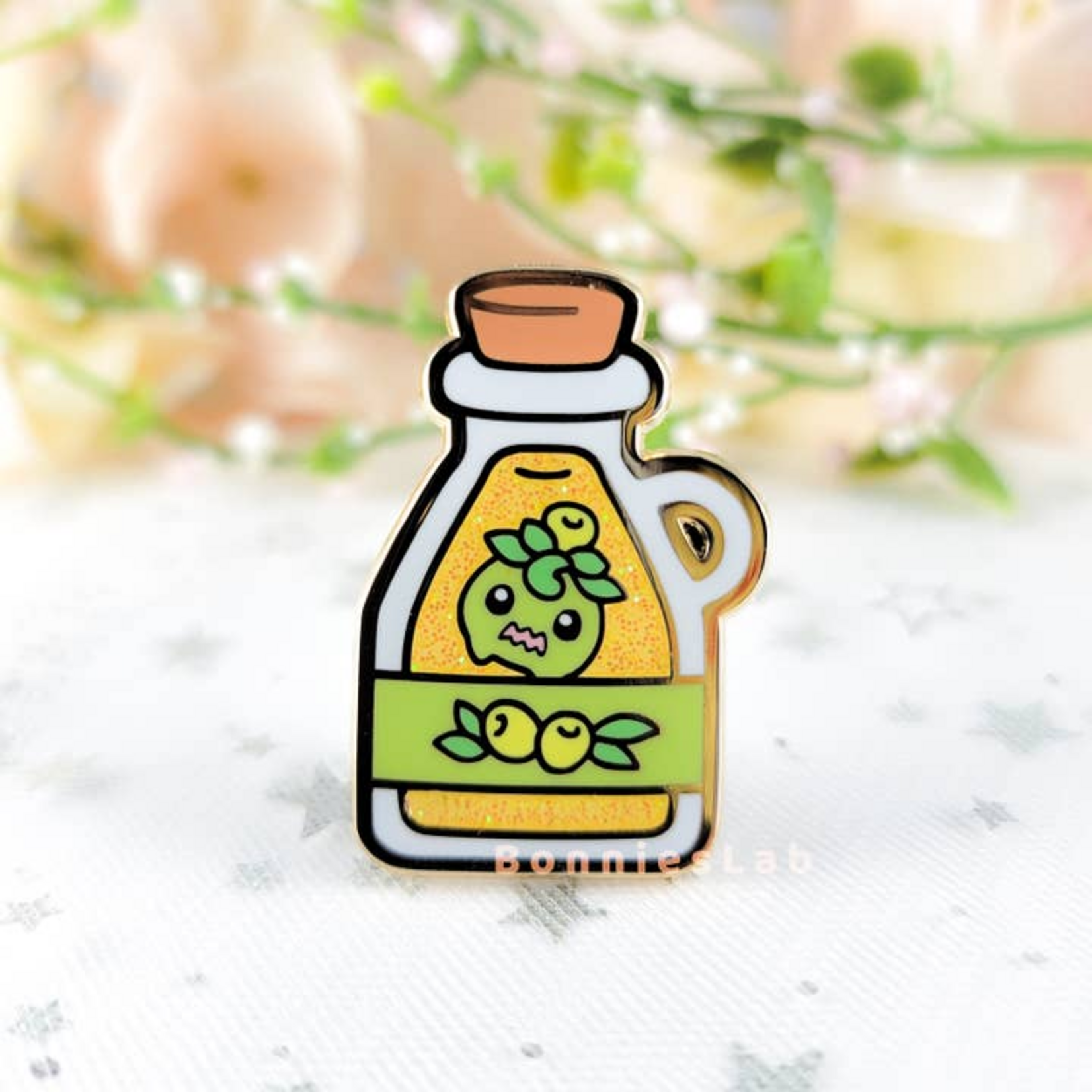 Bonnie's Lab Pokemon Smoliv Enamel Pin