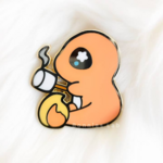 Bonnie's Lab Pokemon Charmander Enamel Pin