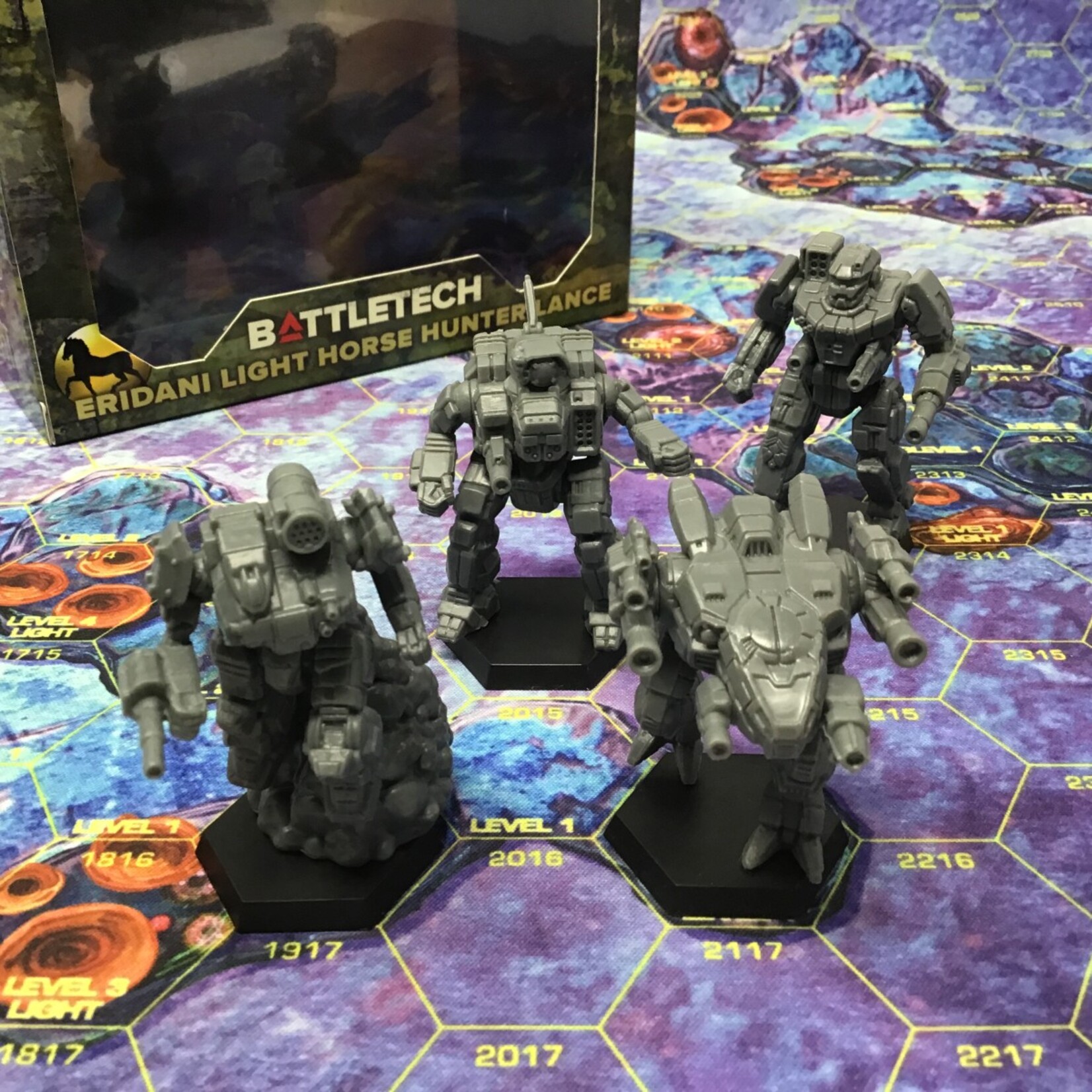 Catalyst Game Labs Battletech Miniature Force Pack Eridani Light Horse Hunter Lance