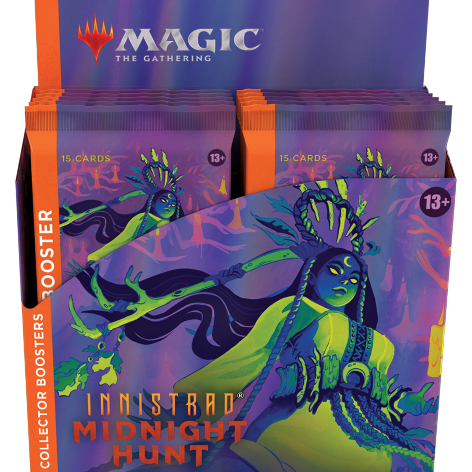 Wizards of the Coast Magic the Gathering Innistrad Midnight Hunt MID Collector Booster Box
