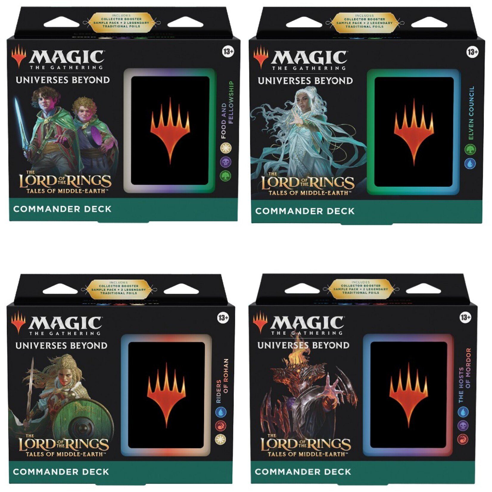 Wizards of the Coast Magic the Gathering Commander Deck CASE Lord of the Rings