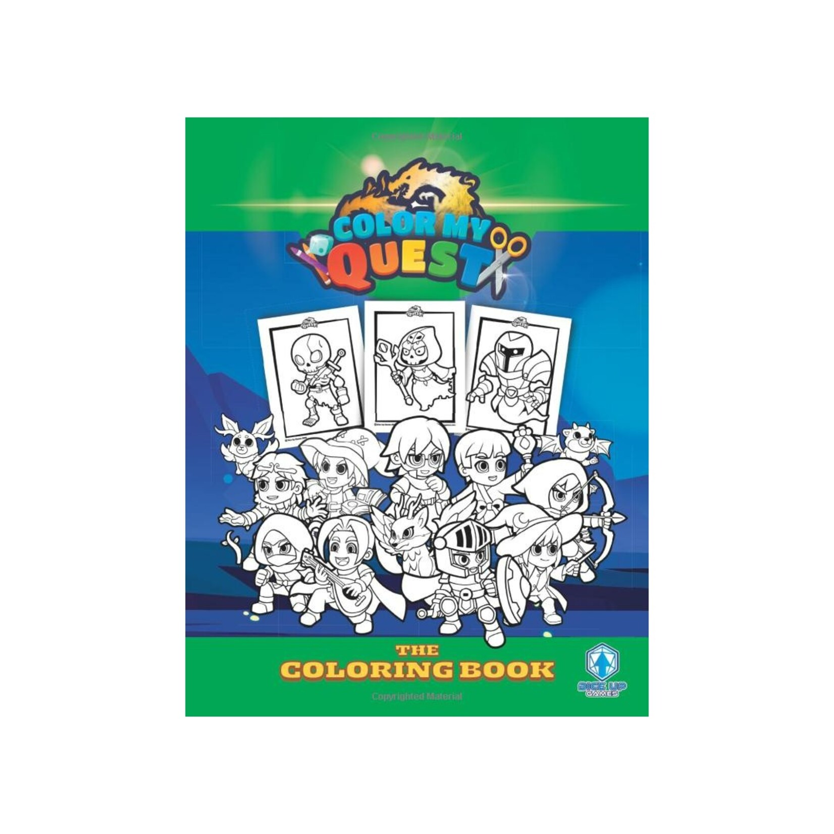 Dice Up Games Color My Quest Coloring Book
