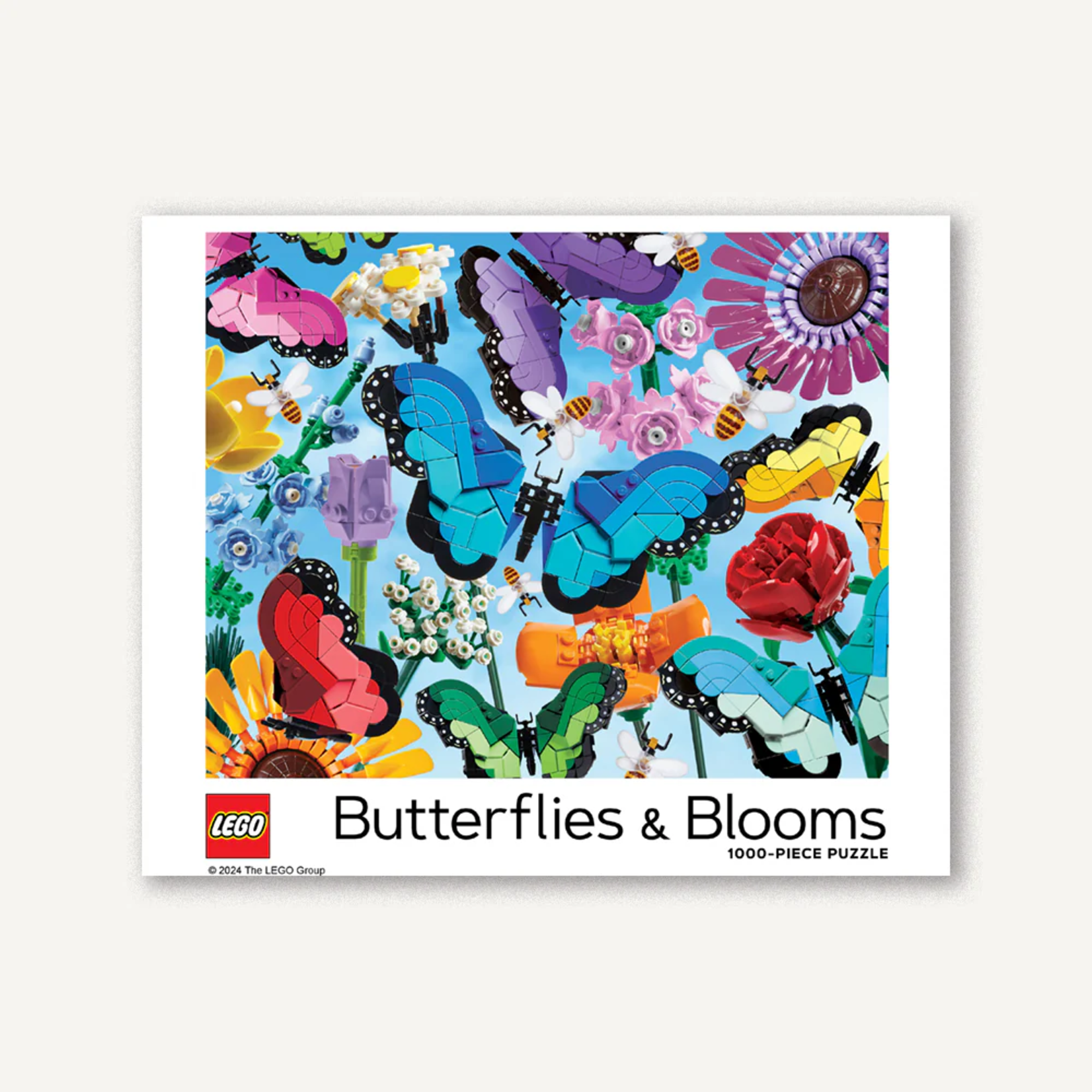 LEGO 1000 pc Puzzle LEGO Butterflies and Blooms
