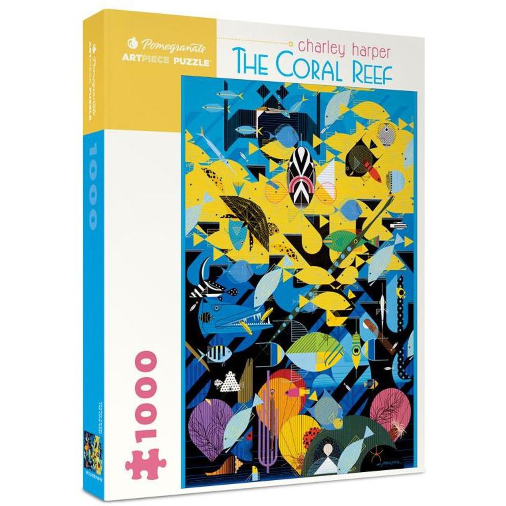 Pomegranate Communications 1000 pc Puzzle Charley Harper Coral Reef