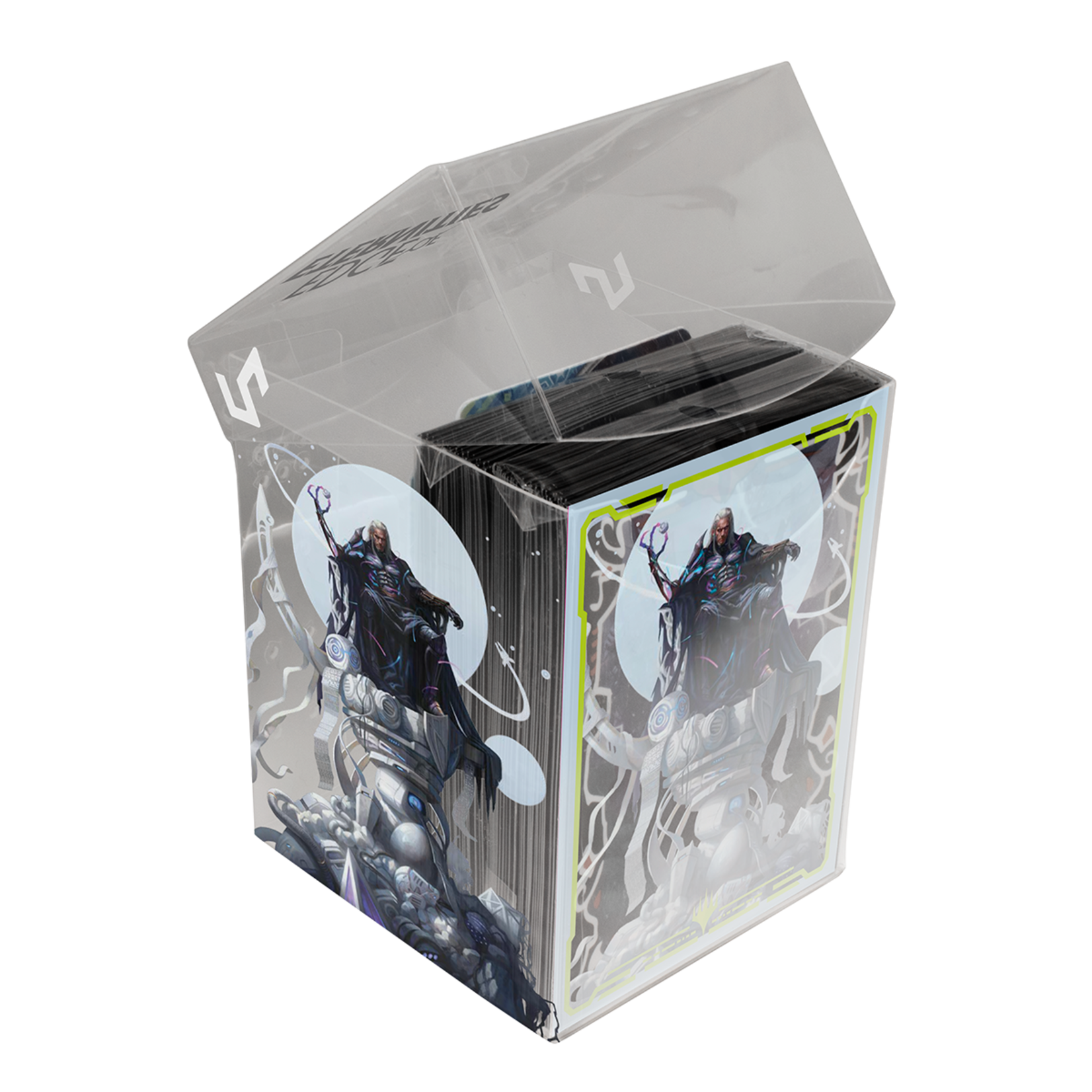Ultra Pro Ultra Pro Magic Edge of Eternities Sleeves 100 ct in Clear Deck Box Tezzeret Cruel Captain