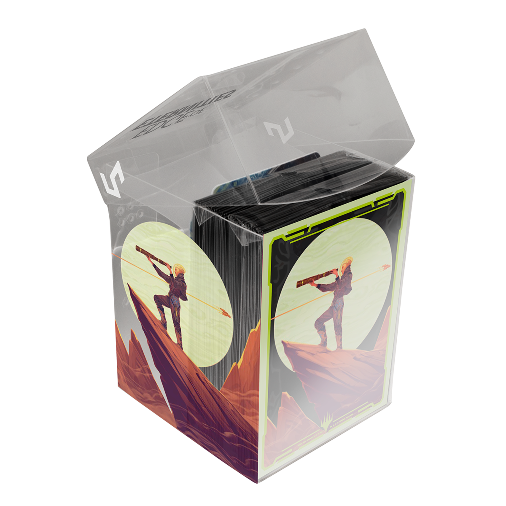 Ultra Pro Ultra Pro Magic Edge of Eternities Sleeves 100 ct in Clear Deck Box Sami Wildcat Captain