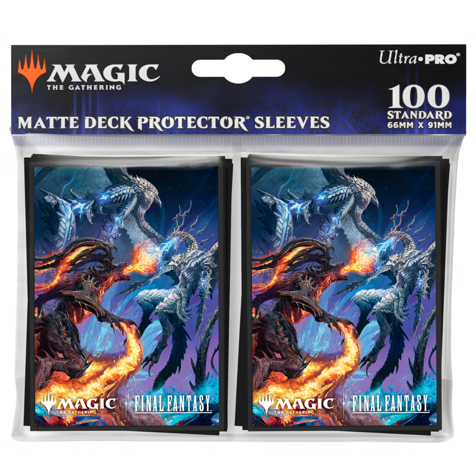 Ultra Pro Ultra Pro Magic Final Fantasy Sleeves 100 ct Ifrit and Bahamut