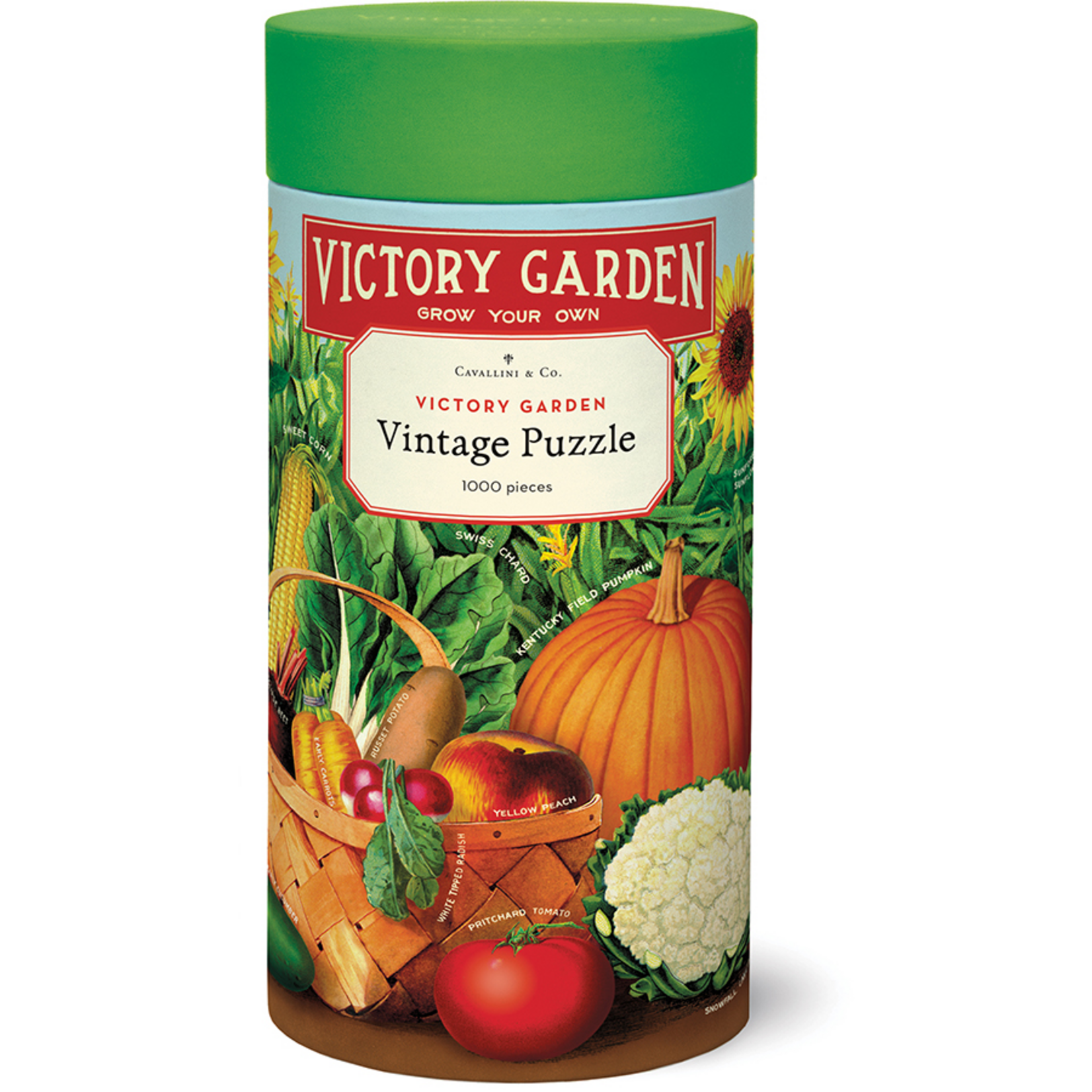 Cavallini and Co 1000 pc Puzzle Victory Garden