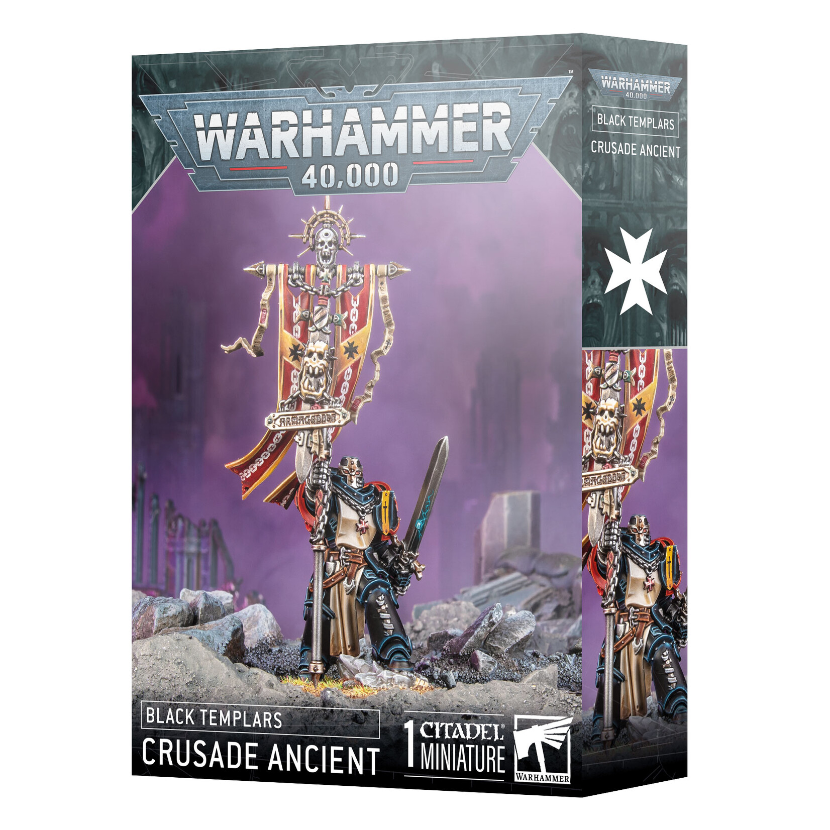 Games Workshop Warhammer 40k Space Marines Black Templars Crusade Ancient