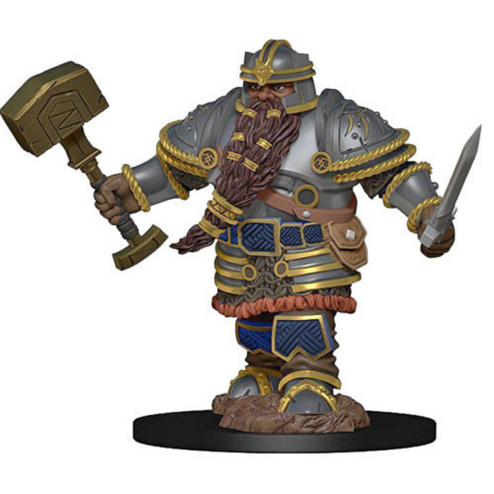 WizKids Dungeons and Dragons Icons of the Realms Premium Dwarf Male Fighter