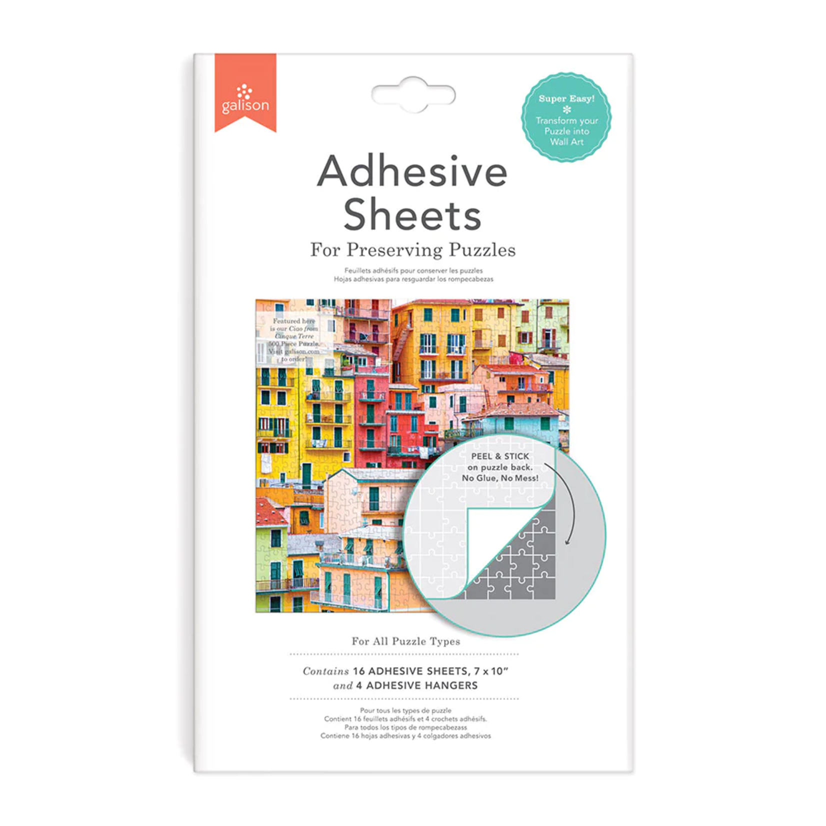 Galison Galison Puzzle Glue Sheets