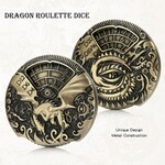Dice Habit Dice Habit Dragon Roulette Spinner Dice Bronze
