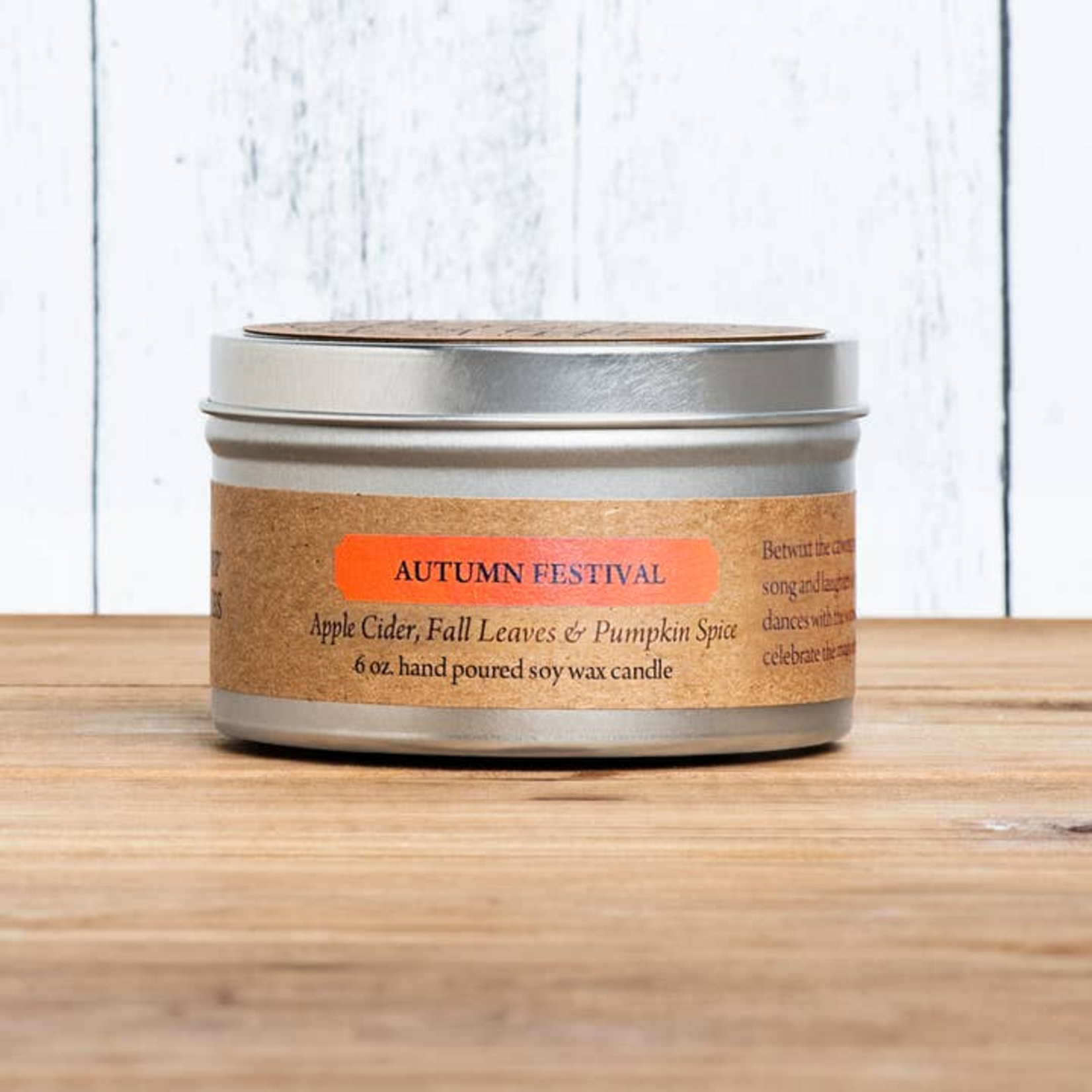 Cantrip Candles Autumn Festival Candle 6 oz