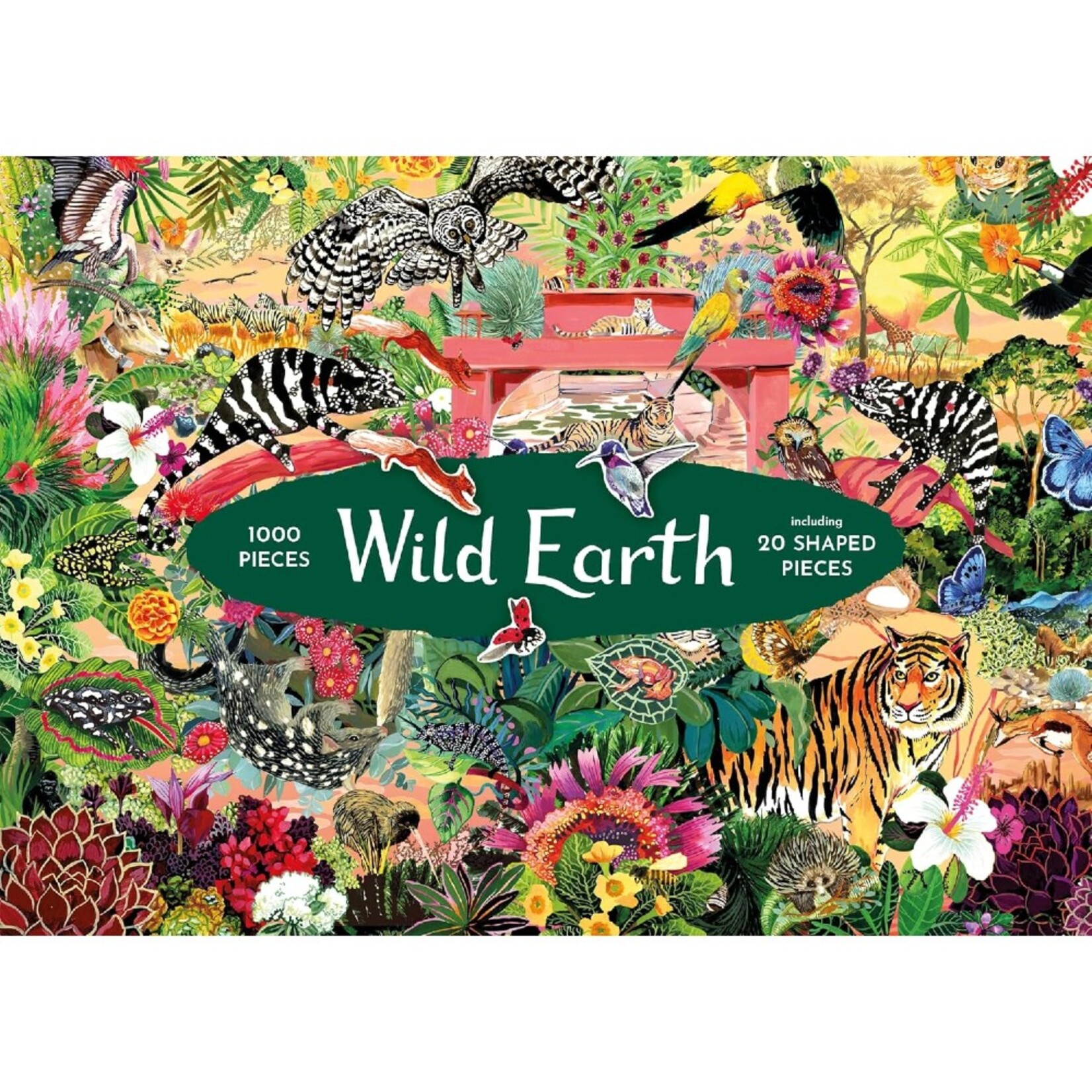Laurence King Publishing 1000 pc Puzzle Wild Earth w/ 20 Shaped Pieces