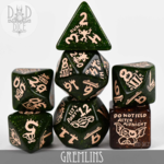 DND Dice DND Dice Gremlins Polyhedral 7 die set