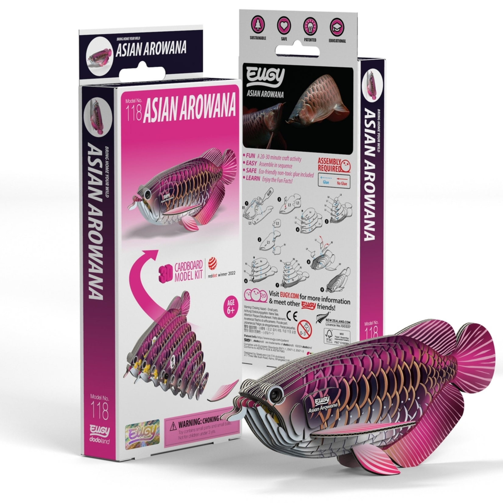 Safari Ltd Eugy 3D Puzzle Asian Arowana