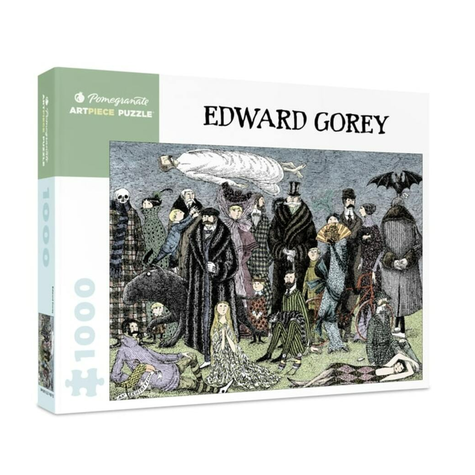 Pomegranate Communications 1000 pc Puzzle Edward Gorey Outdoor Family