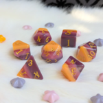 Fennek and Finch Emberwine Polyhedral 7 die set