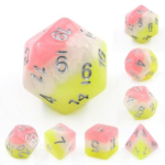 Fennek and Finch Posey Polyhedral 7 die set