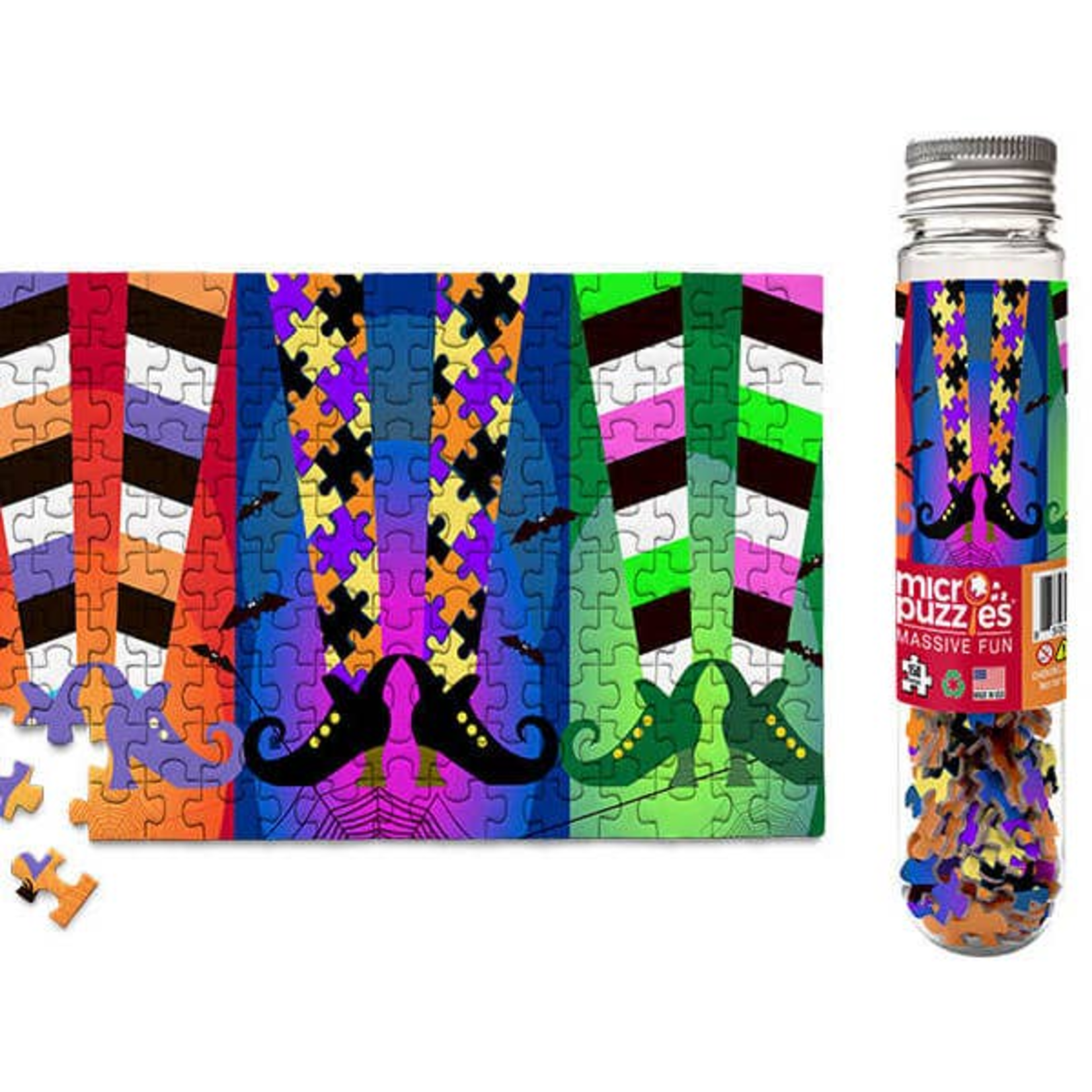 Micro Puzzles Micro Puzzles Sock-Tober Fall Halloween Socks Witchy Gift