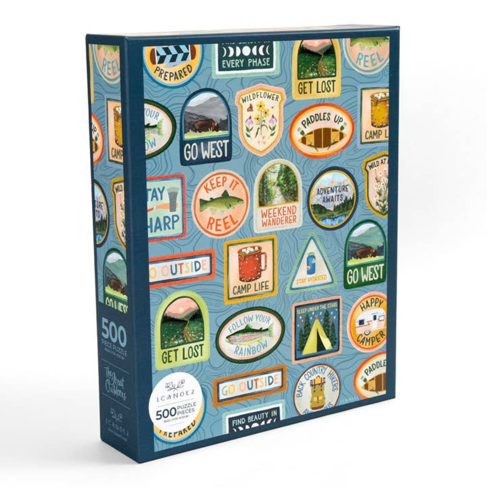 One Canoe Two Paper Co. 500 pc Puzzle The Great Outdoors