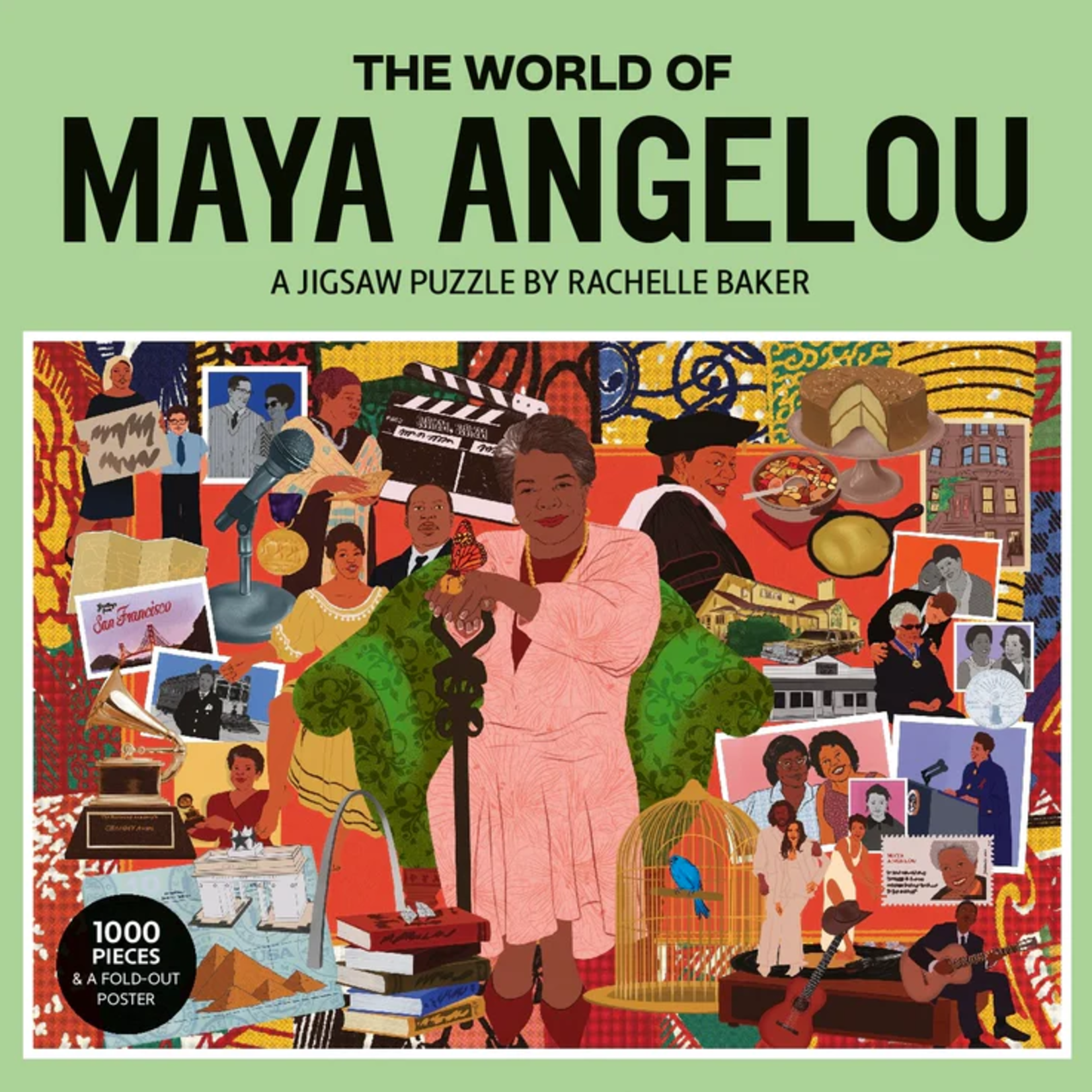 Laurence King Publishing 1000 pc Puzzle The World of Maya Angelou