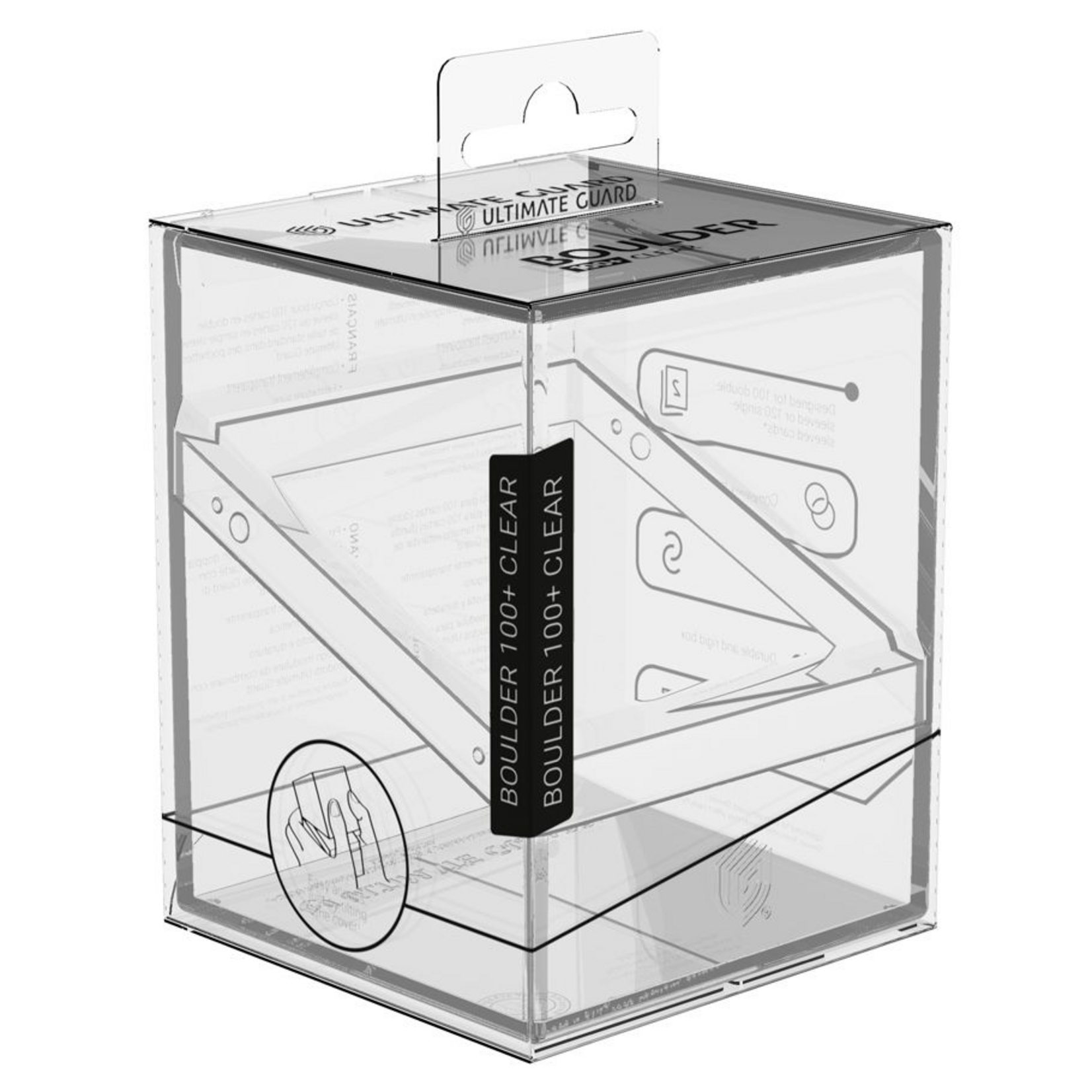 Ultimate Guard Ultimate Guard Boulder Deck Case 100+ Clear Transparent