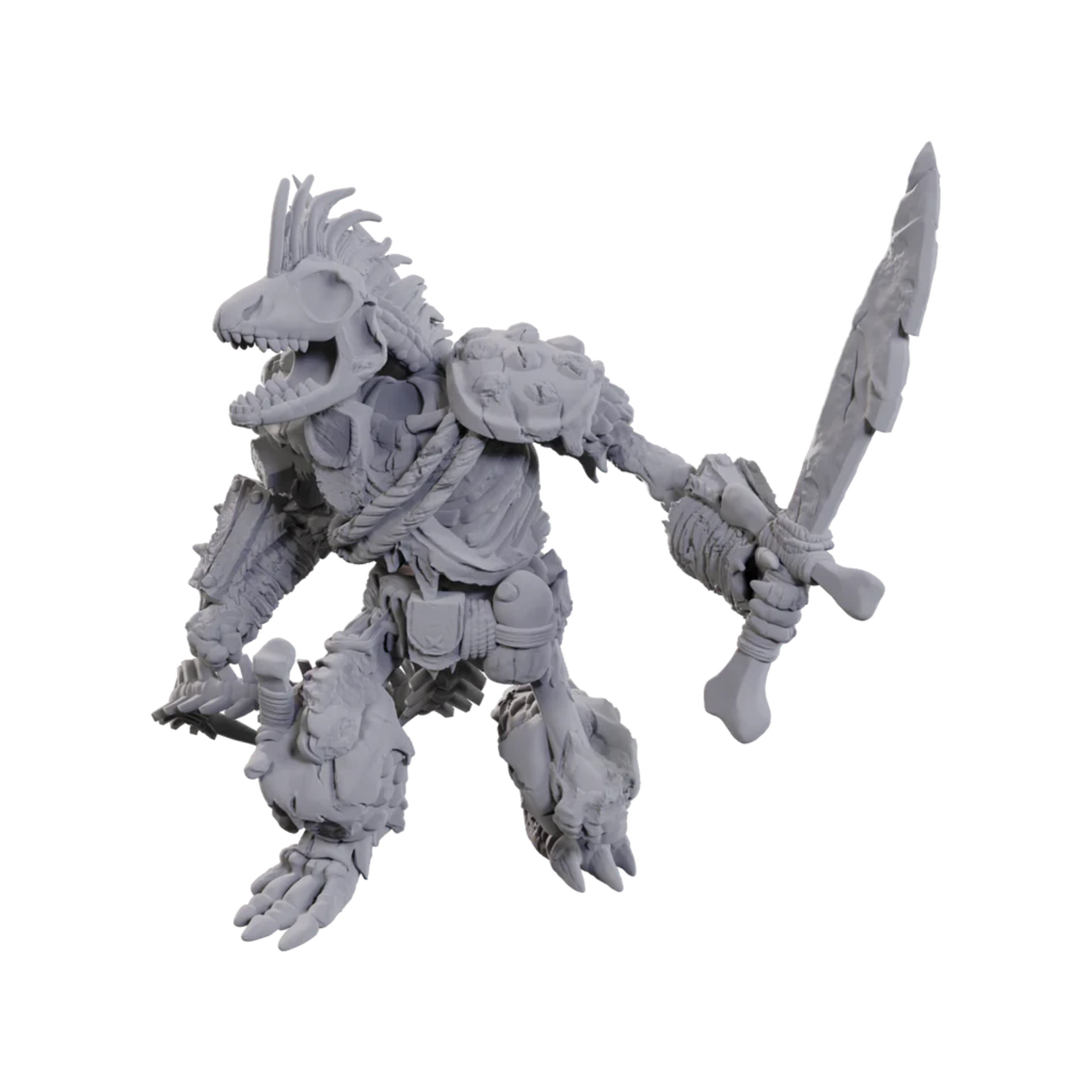 WizKids Dungeons and Dragons Nolzur's Marvelous Minis Lizardfolk Skeleton