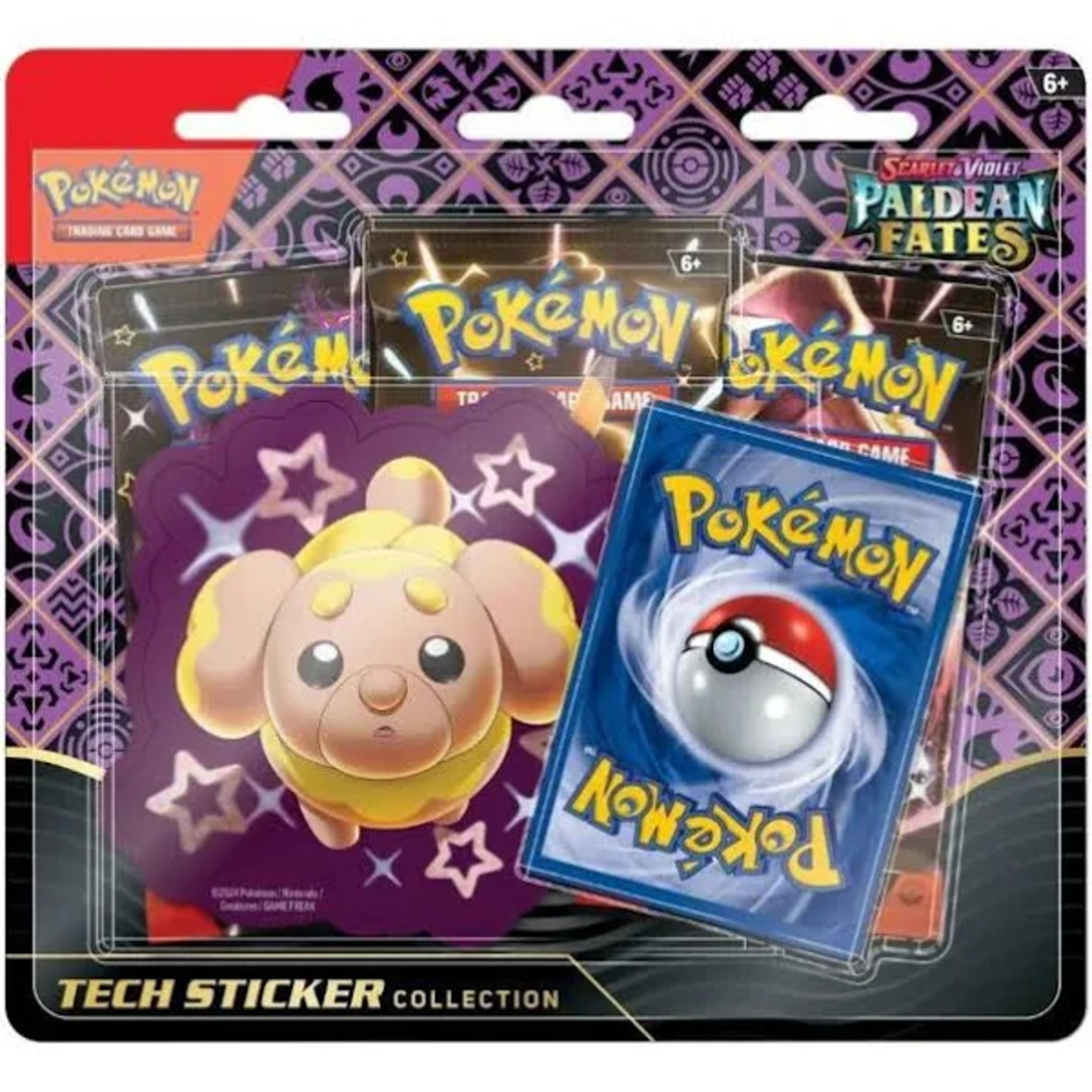 Pokemon Company International Pokemon Scarlet and Violet Paldean Fates Tech Sticker Collection Fidough