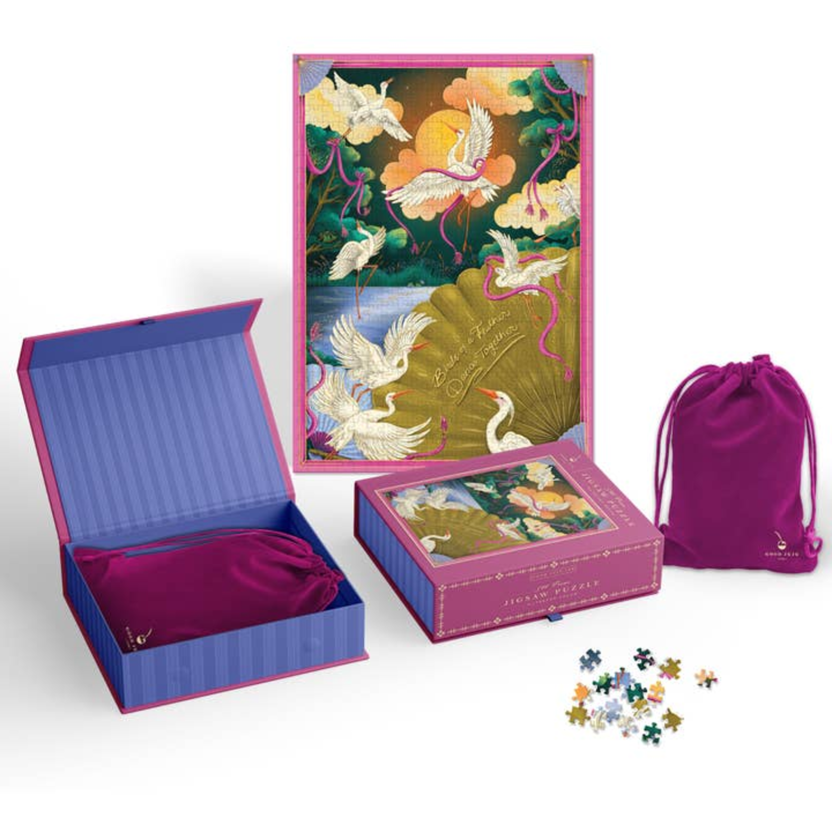 Good Juju Ink 500 pc Puzzle Birds of a Feather