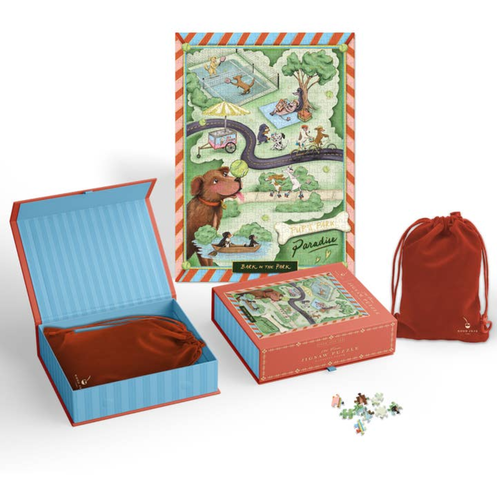 Good Juju Ink 500 pc Puzzle Bark in the Park