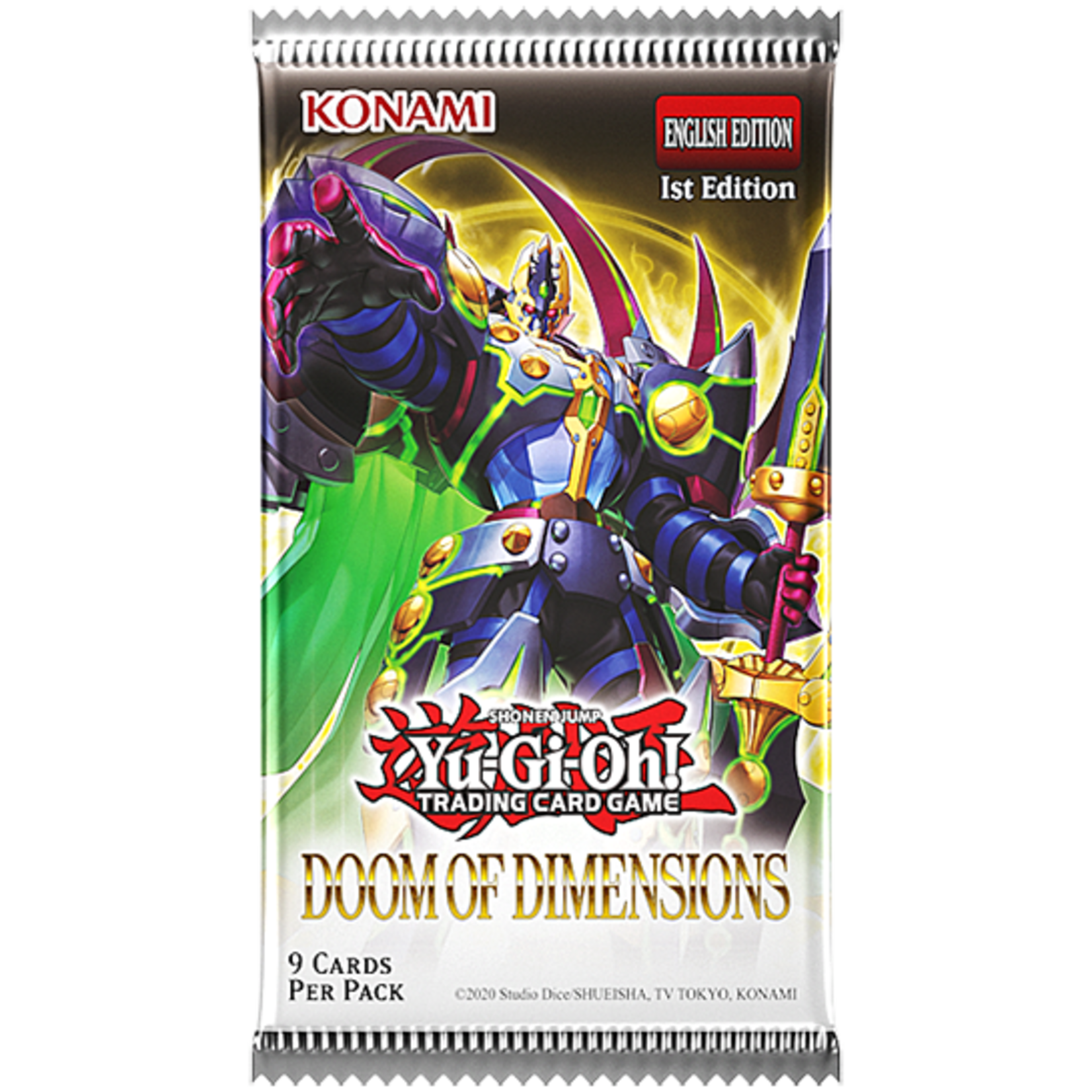 Konami YuGiOh Doom of Dimensions Booster PACK