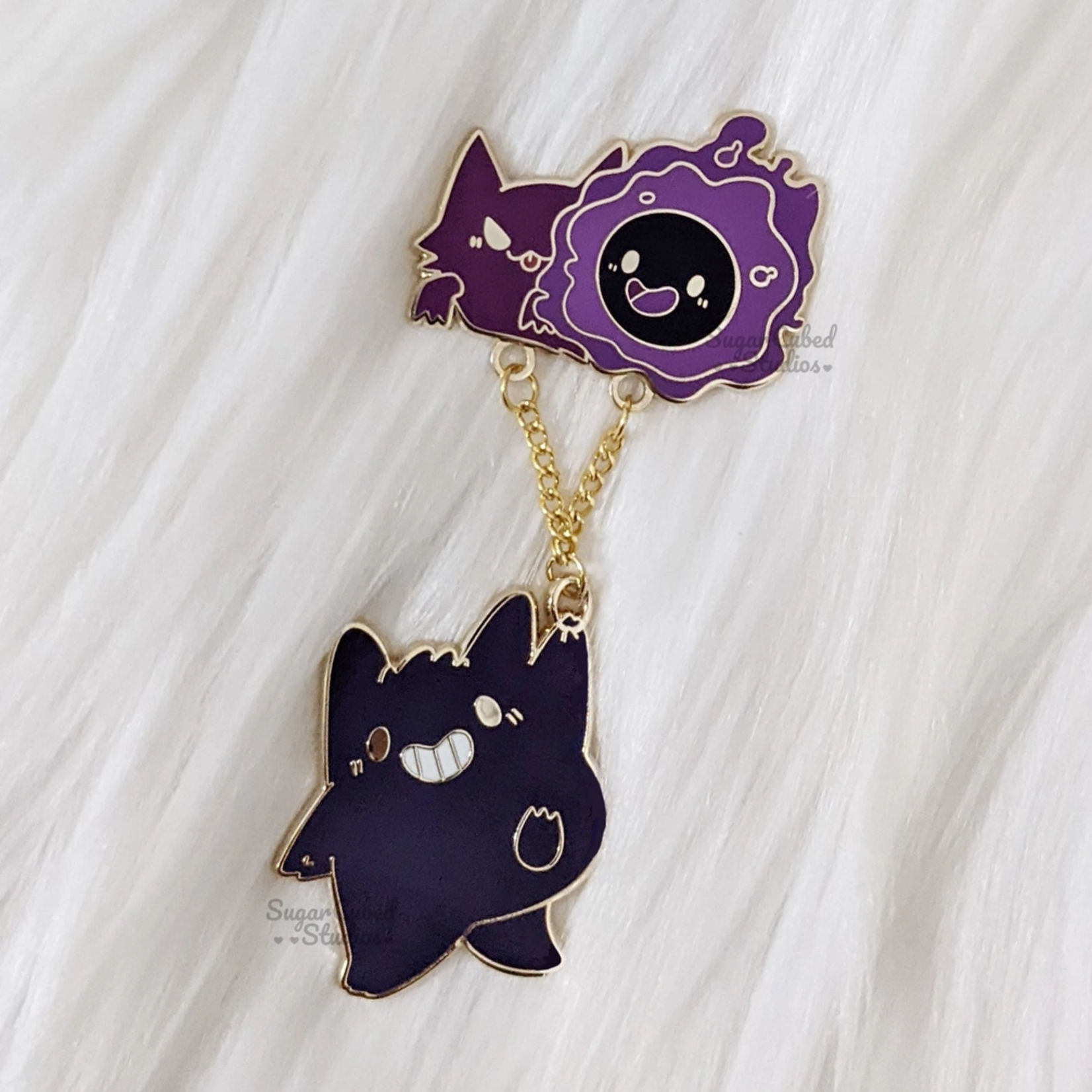 Sugar Cubed Studios 094 Mystery Monster GhHnGe Enamel Pin