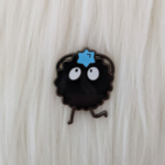 Sugar Cubed Studios The Soot Sprites Enamel Pin Blue Cheering