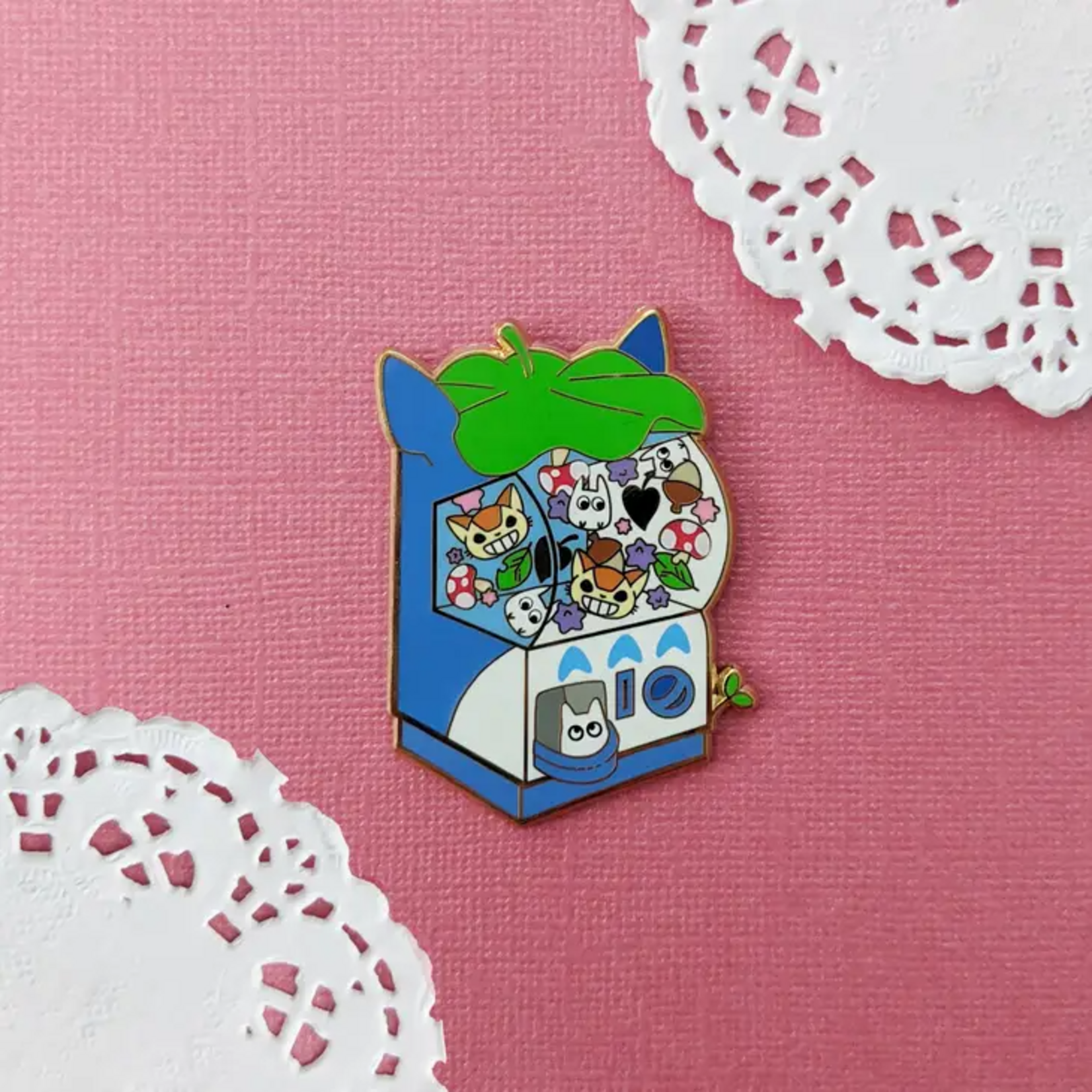 Sugar Cubed Studios Toto-Pon Totoro Enamel Pin