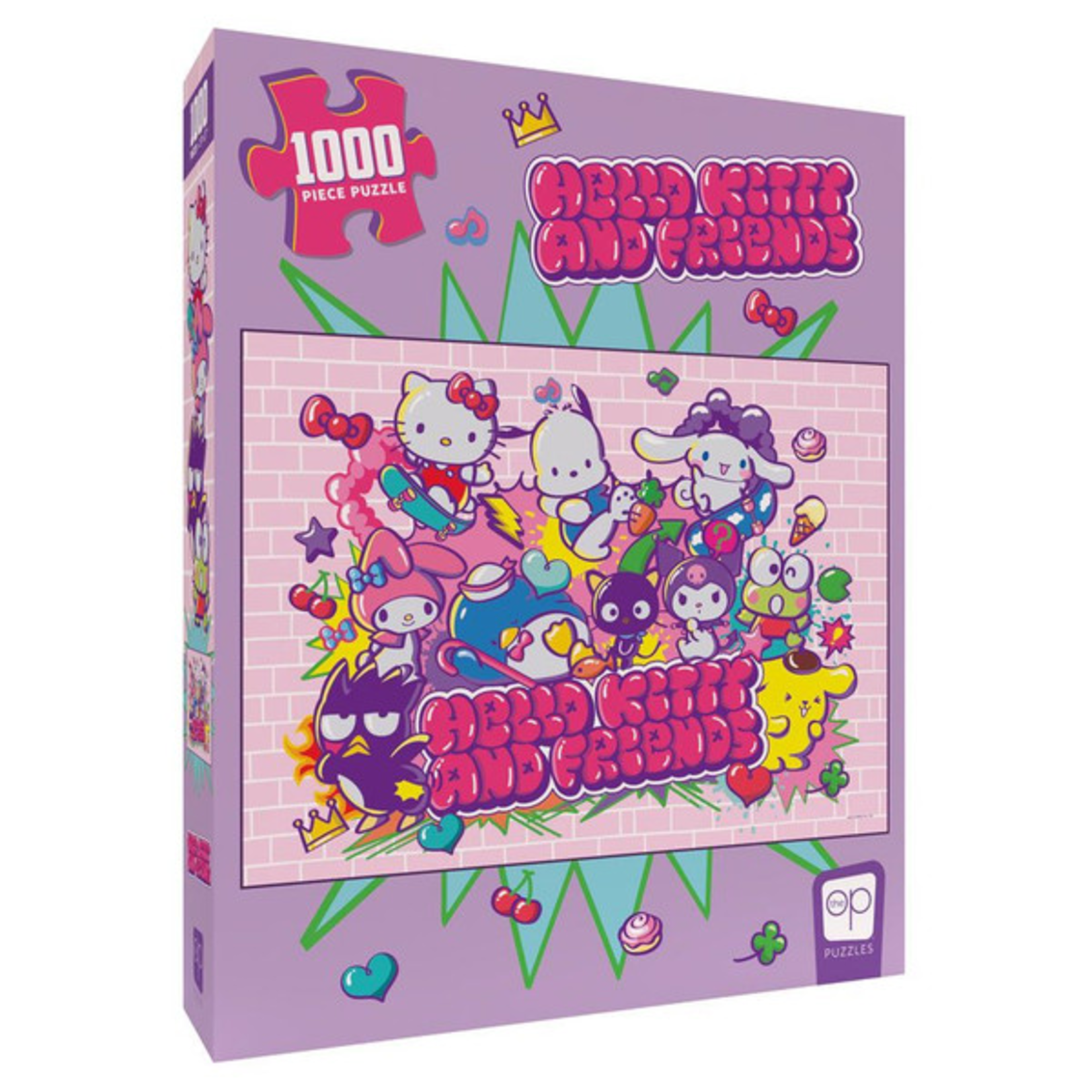 USAopoly 1000 pc Puzzle Hello Kitty and Friends Tokyo Skate