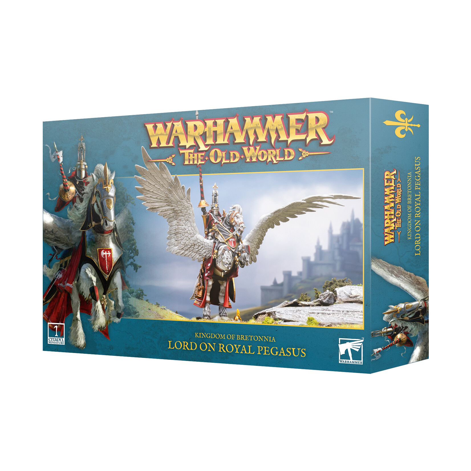 Games Workshop Warhammer The Old World Kingdom of Bretonnia Lord on Royal Pegasus