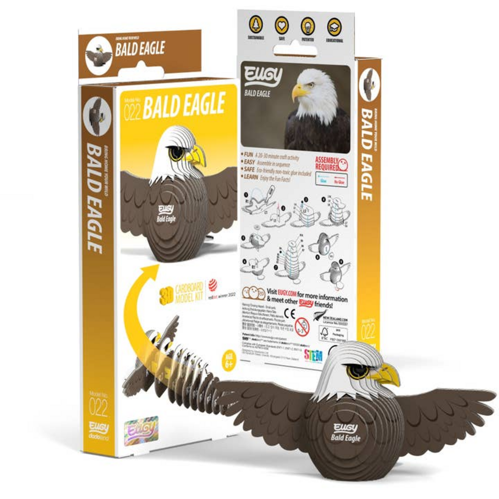 Safari Ltd Eugy 3D Puzzle Bald Eagle