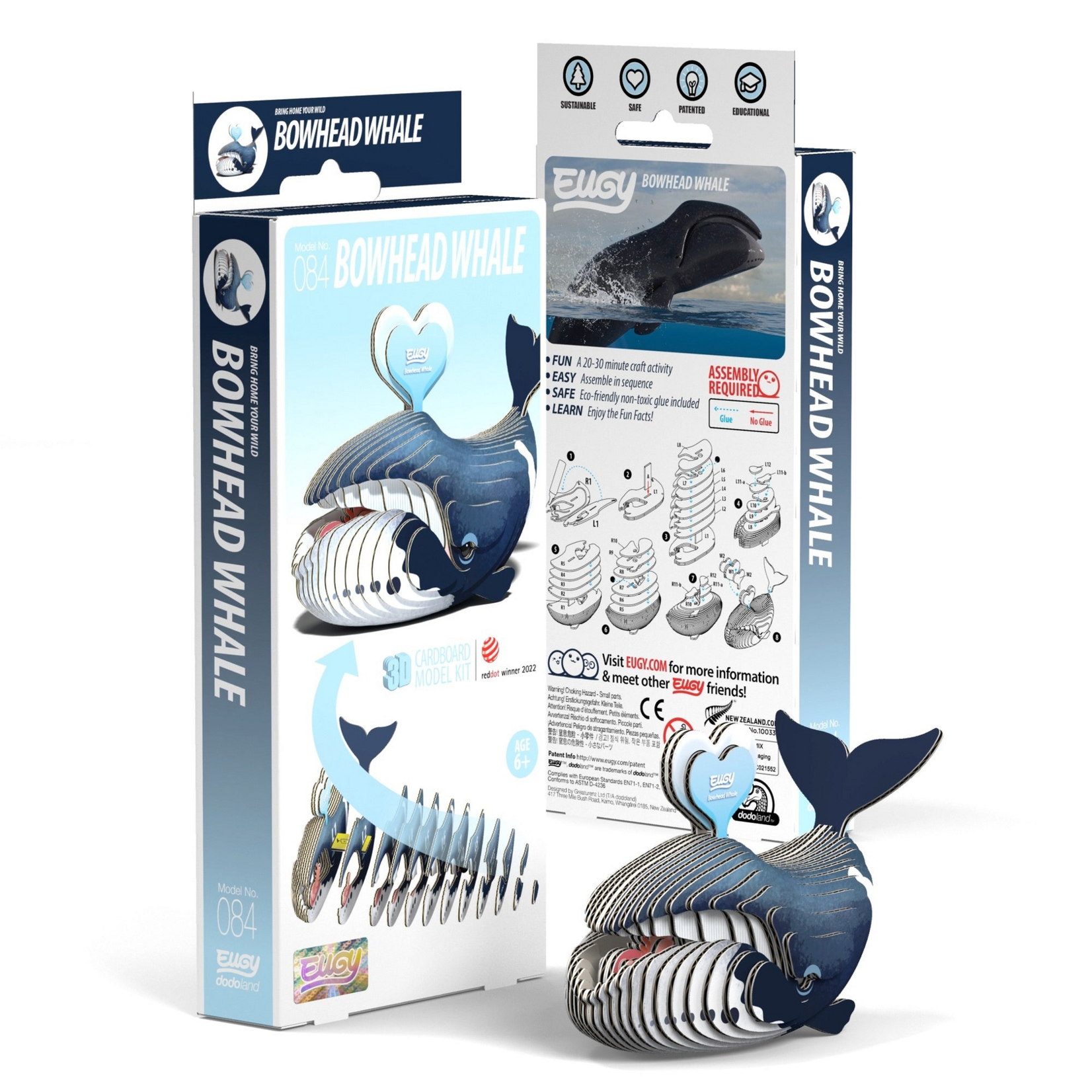 Safari Ltd Eugy 3D Puzzle Bowhead Whale