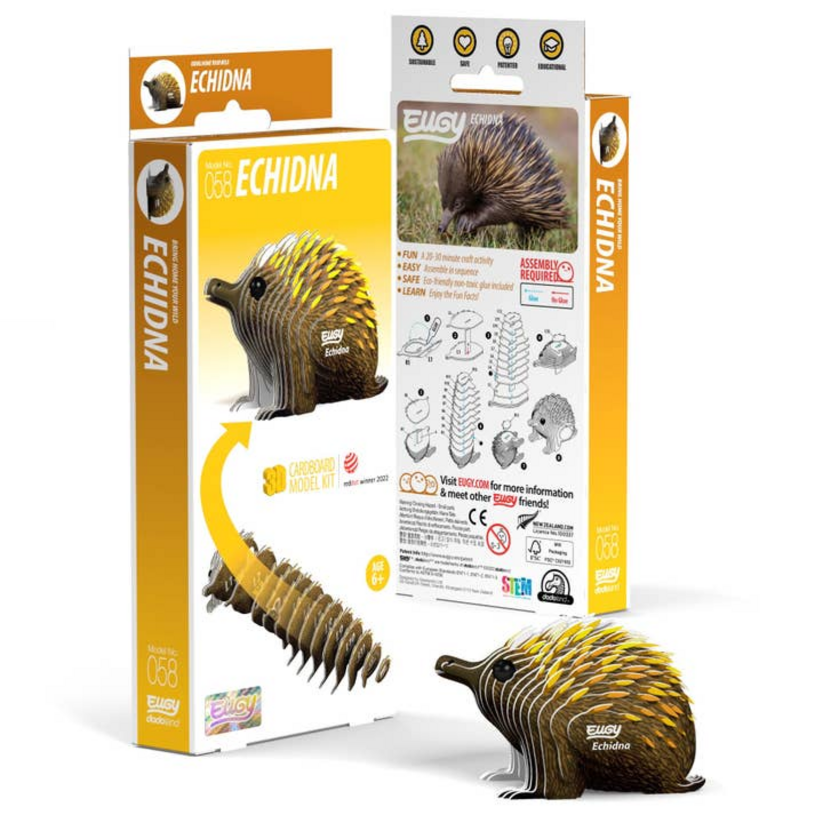 Safari Ltd Eugy 3D Puzzle Echidna