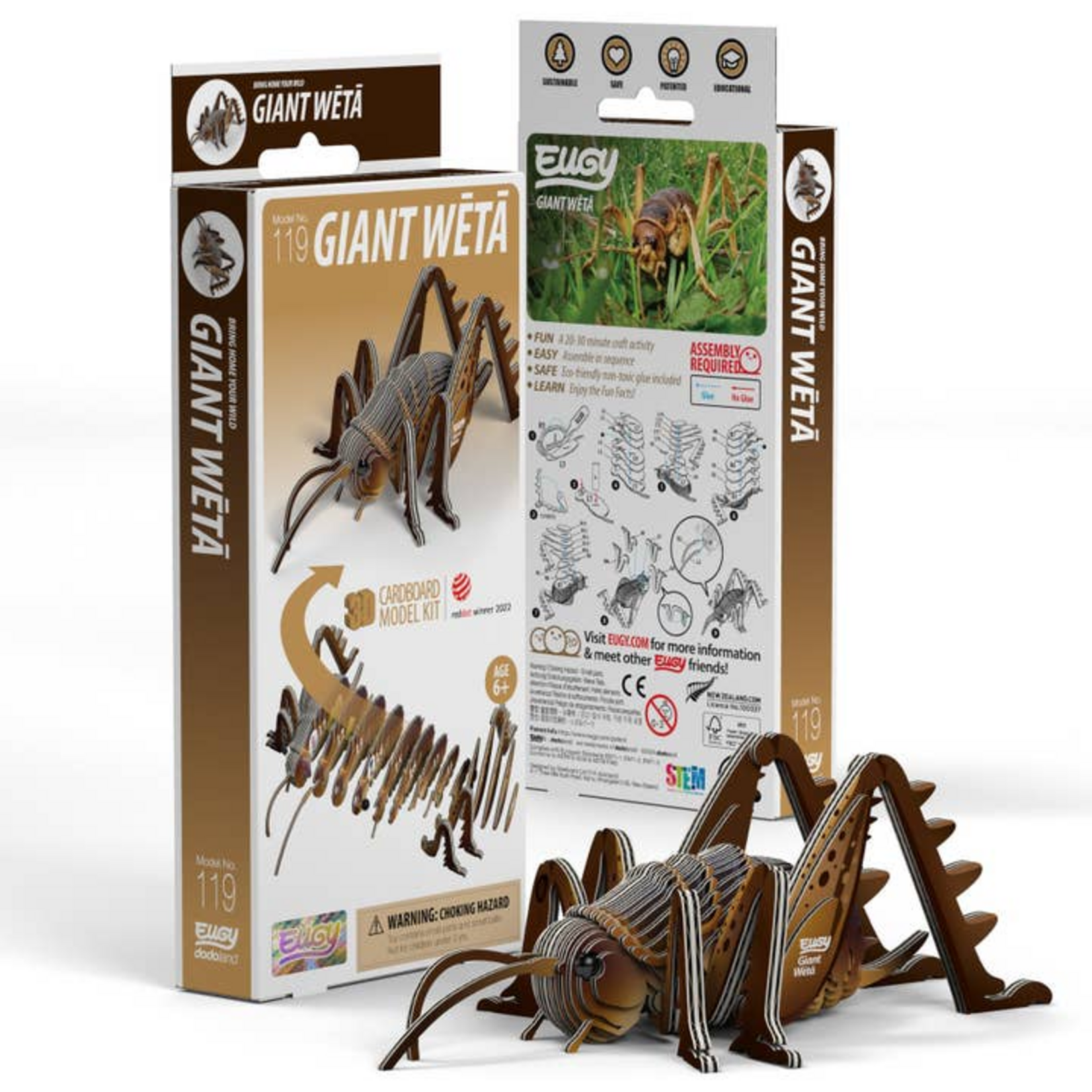 Safari Ltd Eugy 3D Puzzle Giant Weta