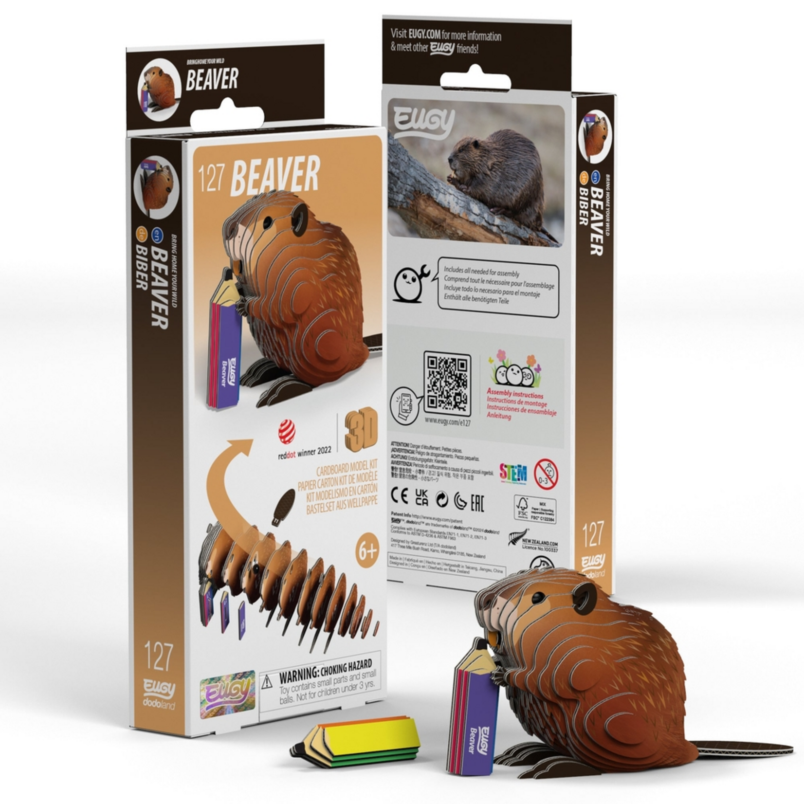 Safari Ltd Eugy 3D Puzzle Beaver